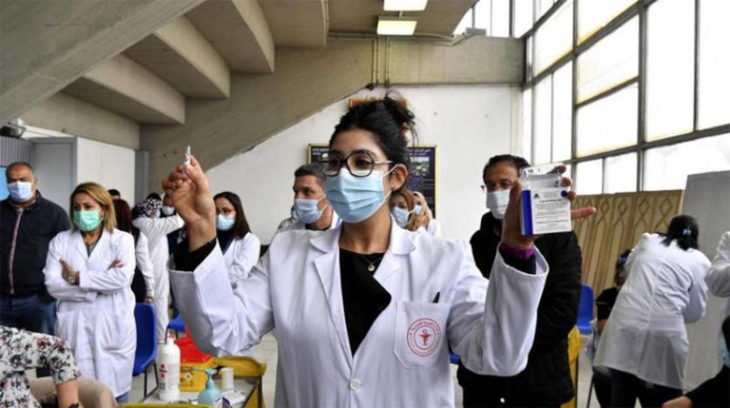 Tunus’ta 32 binden fazla kişiye aşı yapıldı