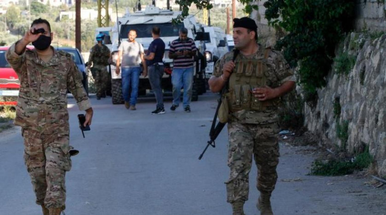 Sur şehrindeki Lübnan askerleri (AFP-Arşiv)