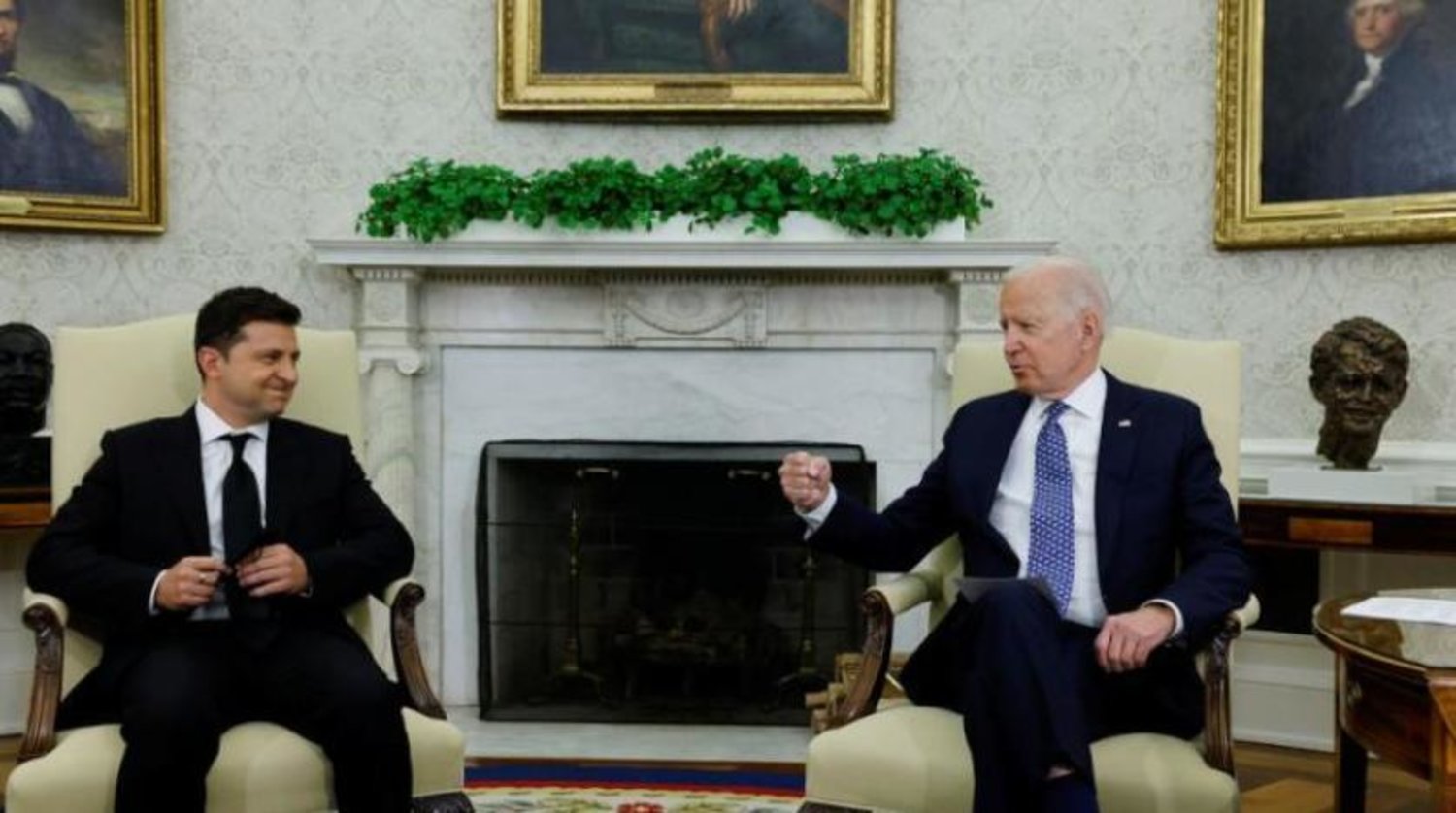 ABD Başkanı Joe Biden, Ukraynalı mevkidaşı Zelenskiy'i Beyaz Saray'da kabul etti (Arşiv - Reuters)
