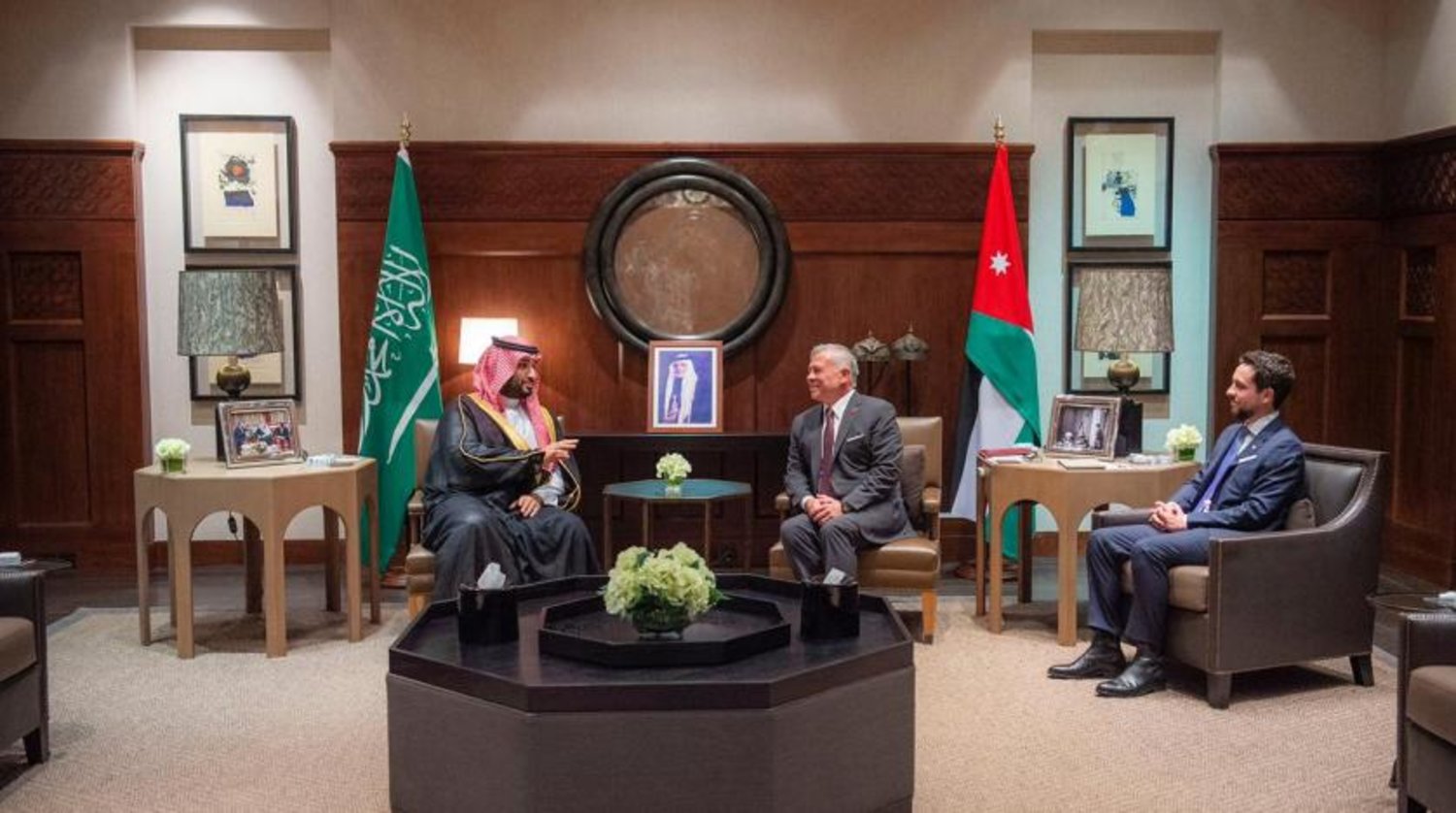 Suudi Arabistan Veliaht Prensi ve Ürdün Kralı, Ürdün’ün başkenti Amman’daki Hüseyniye Sarayı’nda bir araya geldi (SPA)