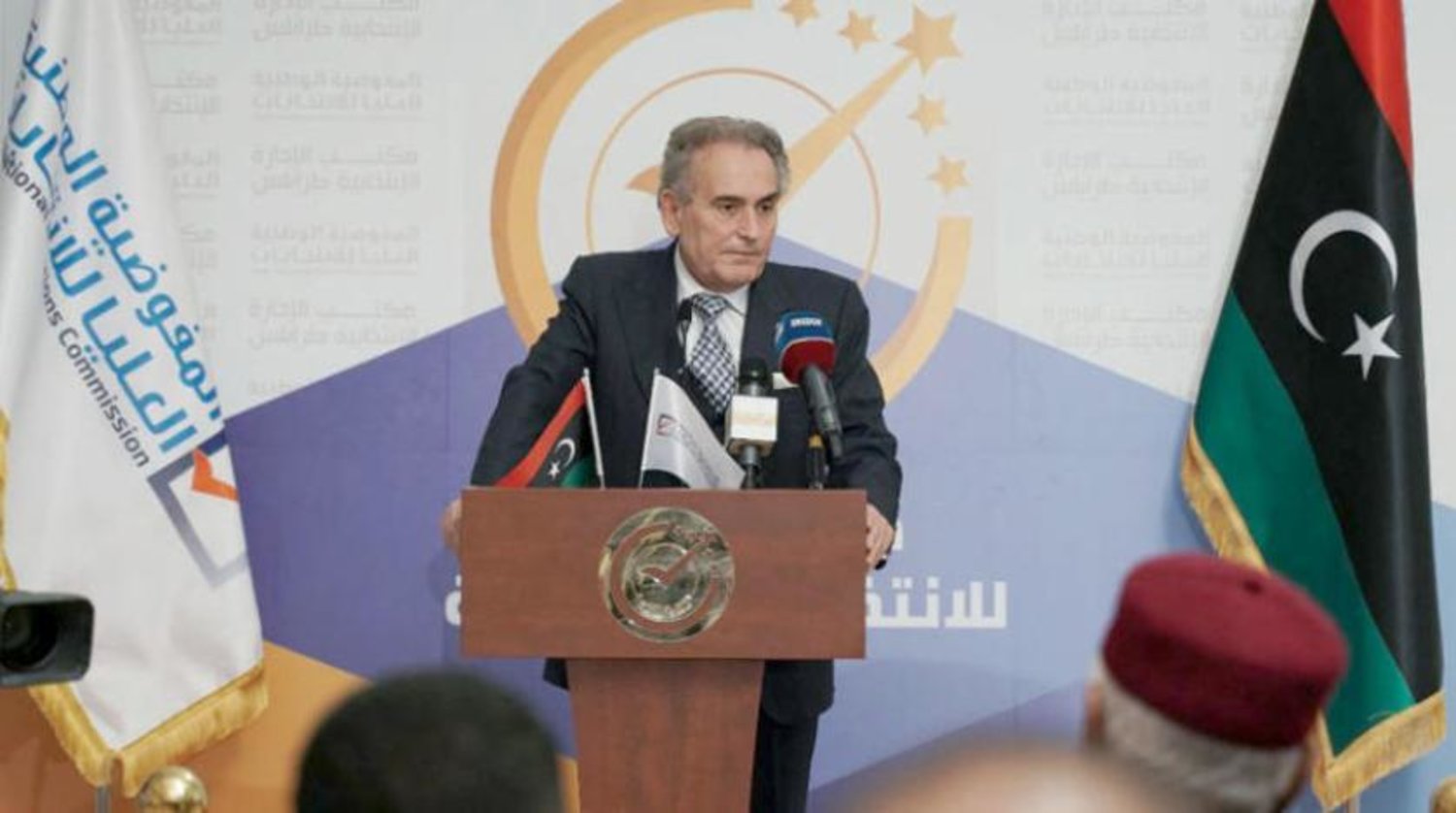 Hasan Tatanaki, 2021 sonlarında Libya seçimleri için adaylık belgelerini sunmuştu. (Seçim Komisyonu)