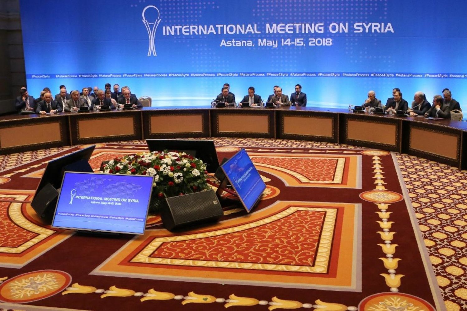 Astana görüşmelerinin önceki oturumlarının başlıca gündem maddesi Suriye’ydi. (AFP)