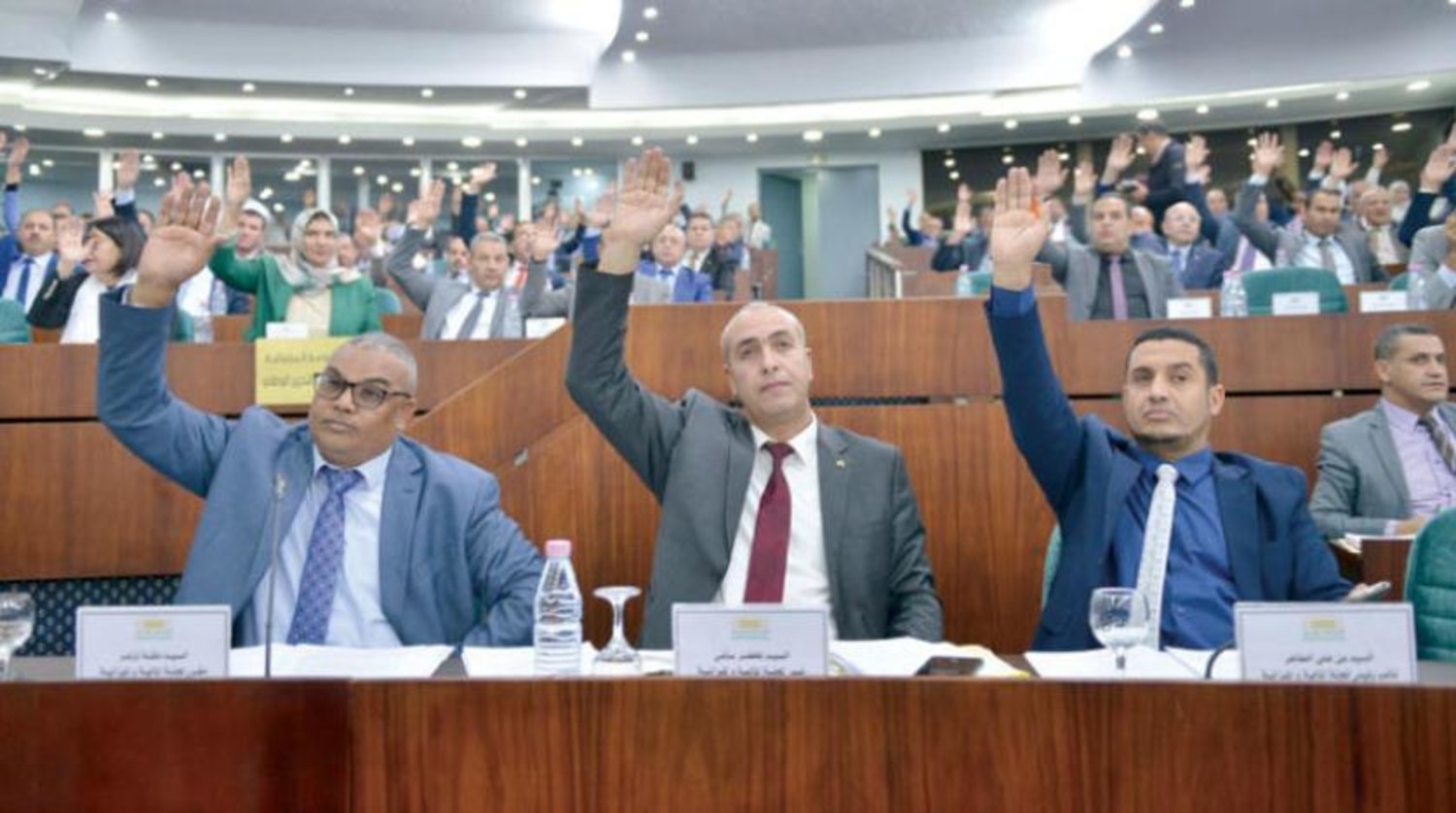 Bütçe yasası oylama oturumunun bir parçası (Cezayir Ulusal Halk Meclisi Basın Bürosu)