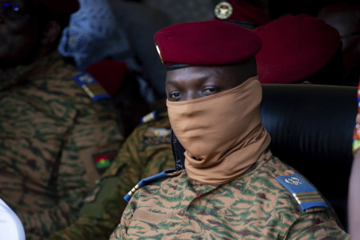 Burkina Faso’da iktidardaki askeri cuntanın lideri İbrahim Traore (AP)