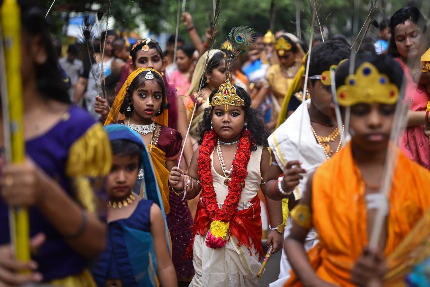Hindistan’daki festivallerden biri. (EPA)
