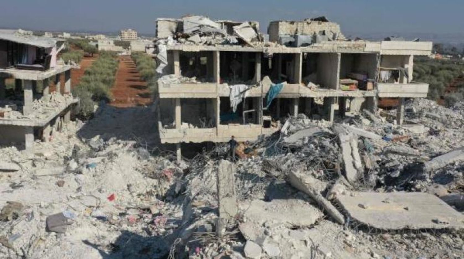 Suriye'de meydana gelen depremde ölü sayısı 6 bine yaklaştı (EPA)
