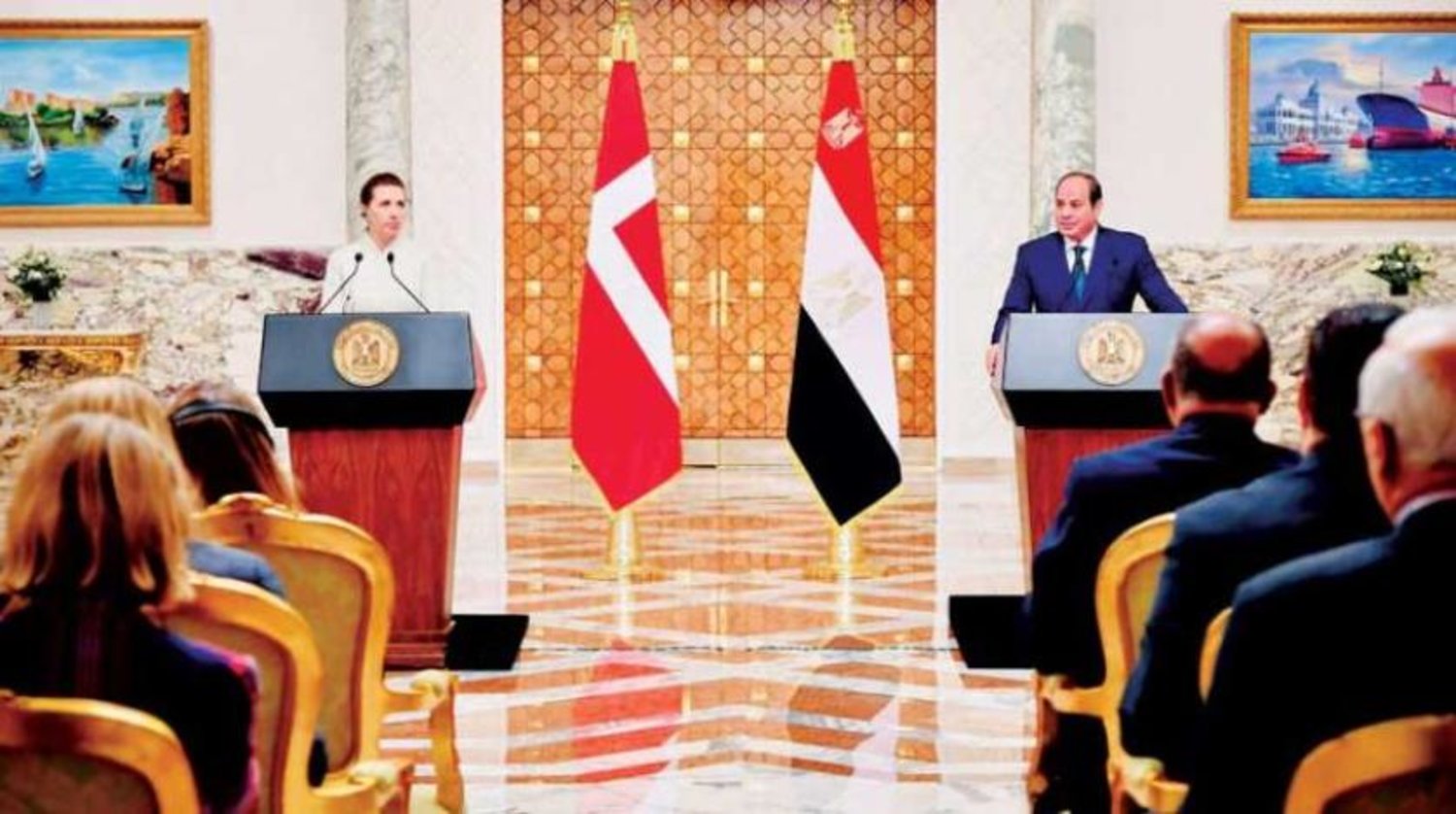 Mısır Cumhurbaşkanı Abdulfettah Sisi, Danimarka Başbakanı Mette Frederiksen’i Kahire’de kabul etti (Mısır Cumhurbaşkanlığı)