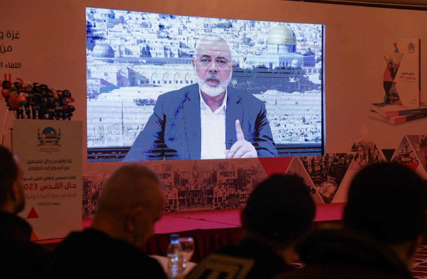 Hamas Siyasi Büro Başkanı İsmail Heniyye’nin bugünkü konuşması (Reuters)