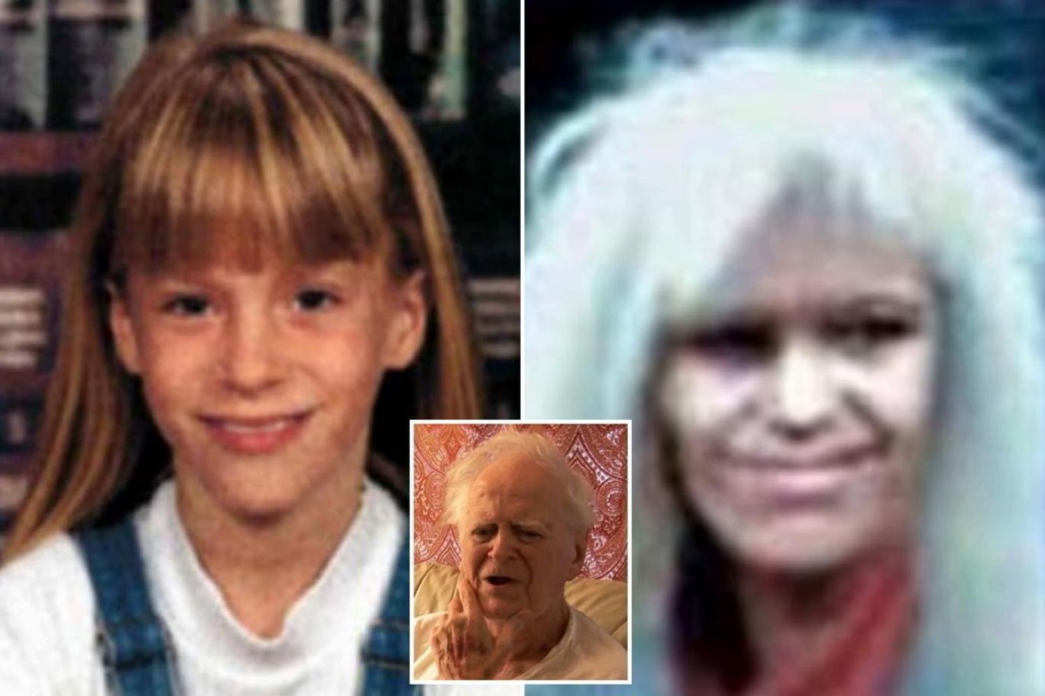 Natasha "Alex" Carter (solda) ve annesi Susan Carter'ın (sağda) kalıntıları, ikilinin ortadan kaybolmasından 24 yıl sonra cinayetleri itiraf eden katilleri Larry Webb'in (altta) evinde bulundu (FBI/WVNS 59News)