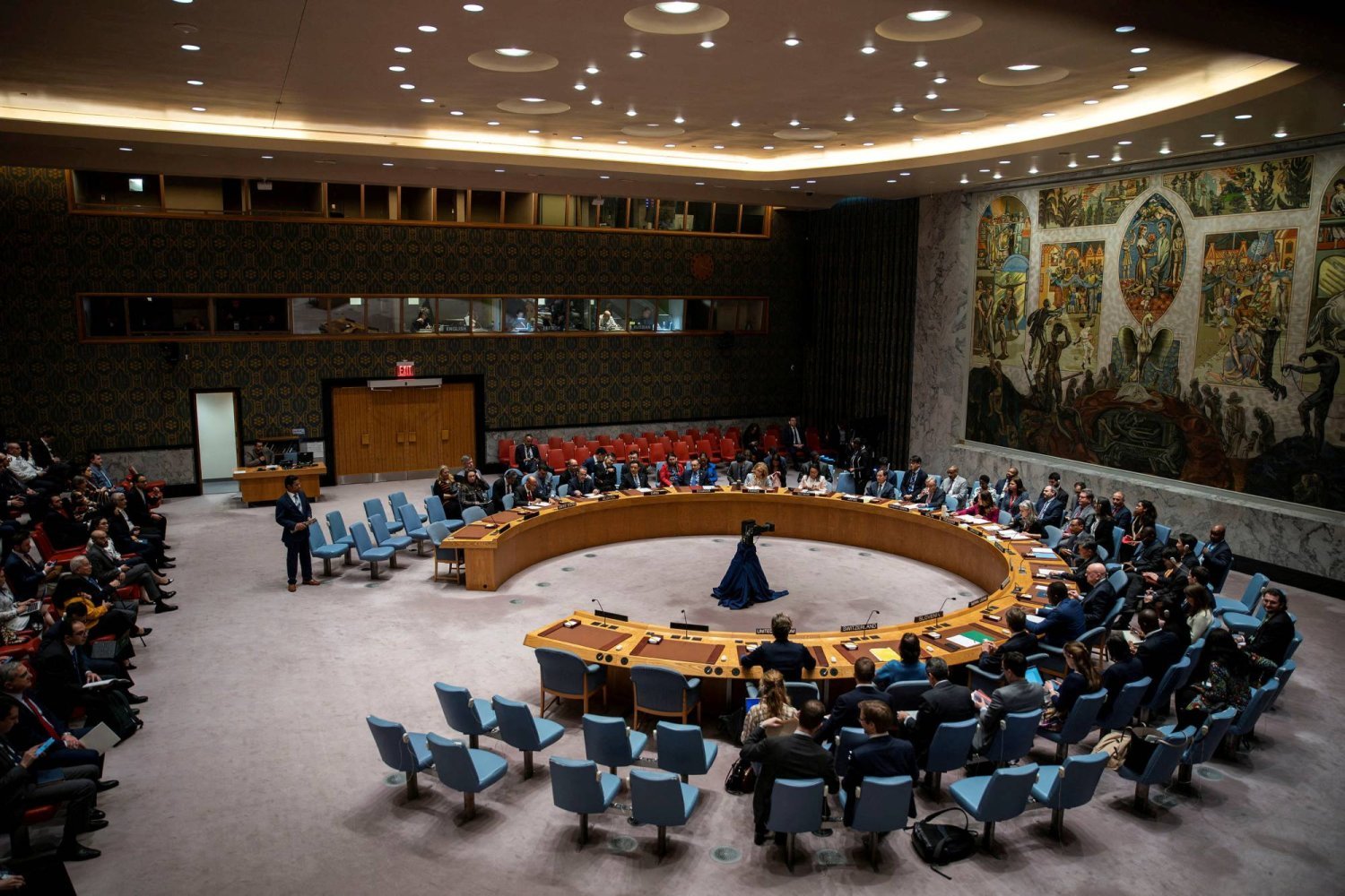 BM Güvenlik Konseyi'nin bugün Filistin'e BM'de tam üyelik hakkı tanıyacak bir karar tasarısını oylaması bekleniyor. (Reuters)