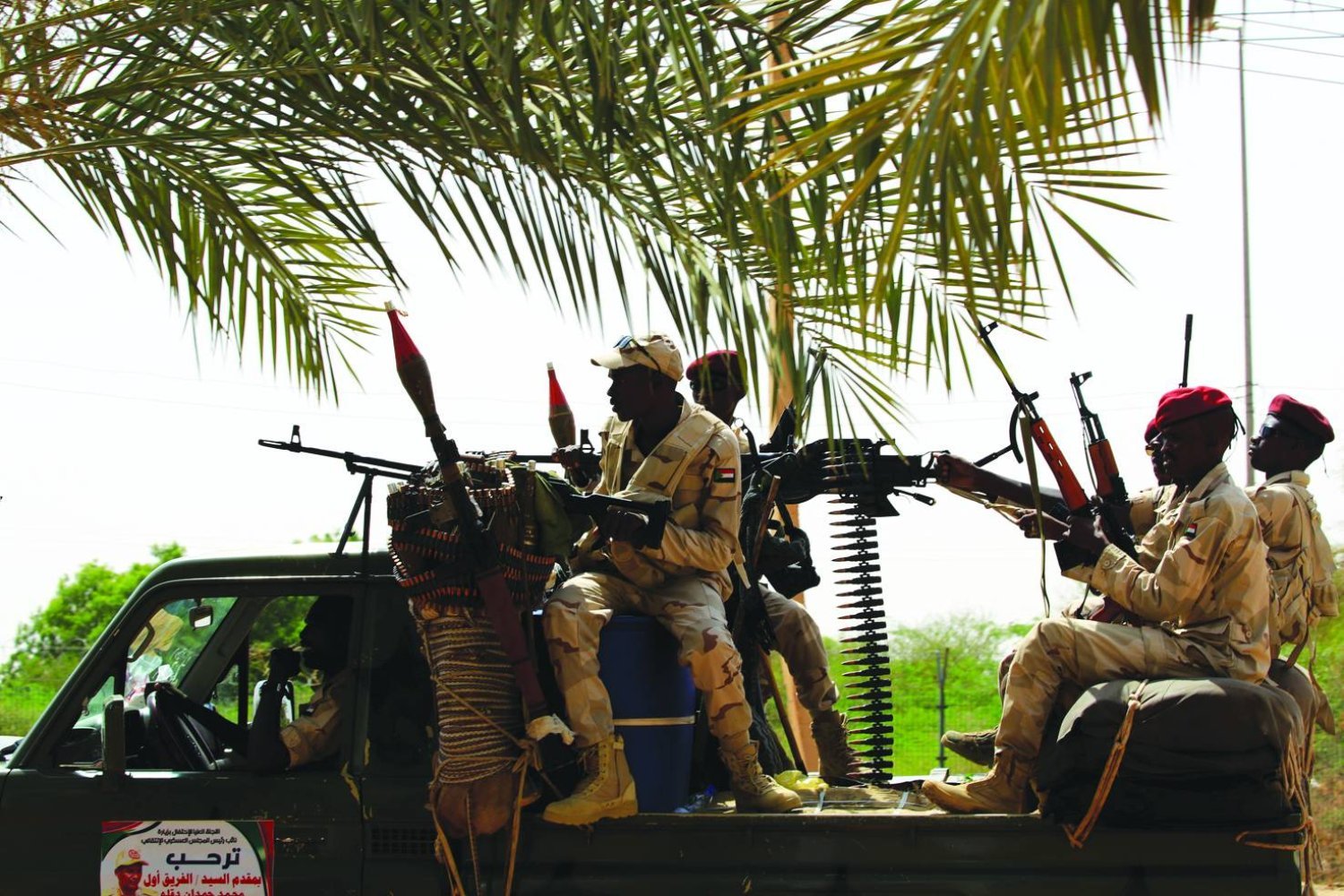 Hartum'daki Hızlı Destek Kuvvetleri (HDK) milisleri (arşiv - Reuters)