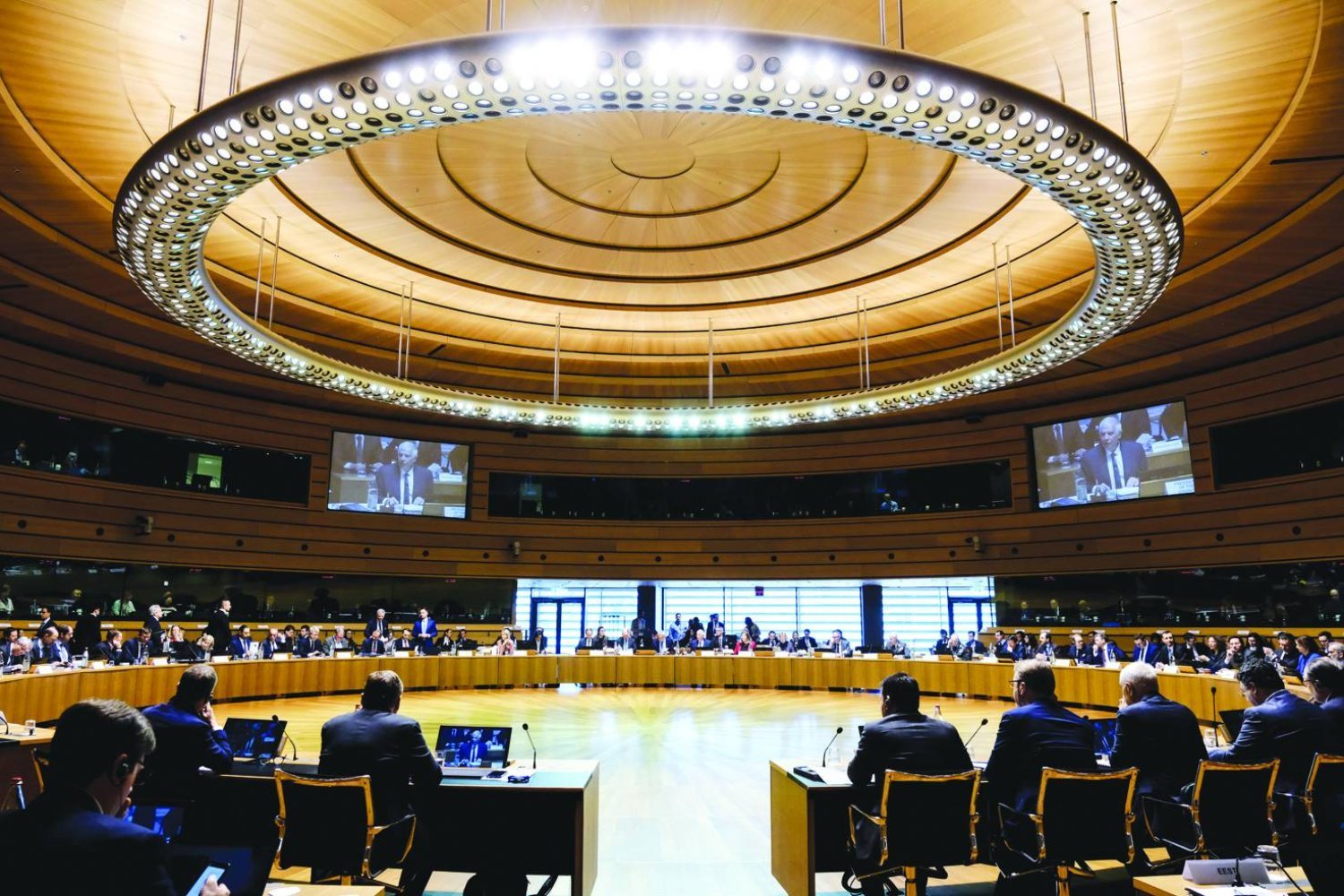 Avrupa Birliği dışişleri ve savunma bakanları dün Lüksemburg'da buluştu (DPA)