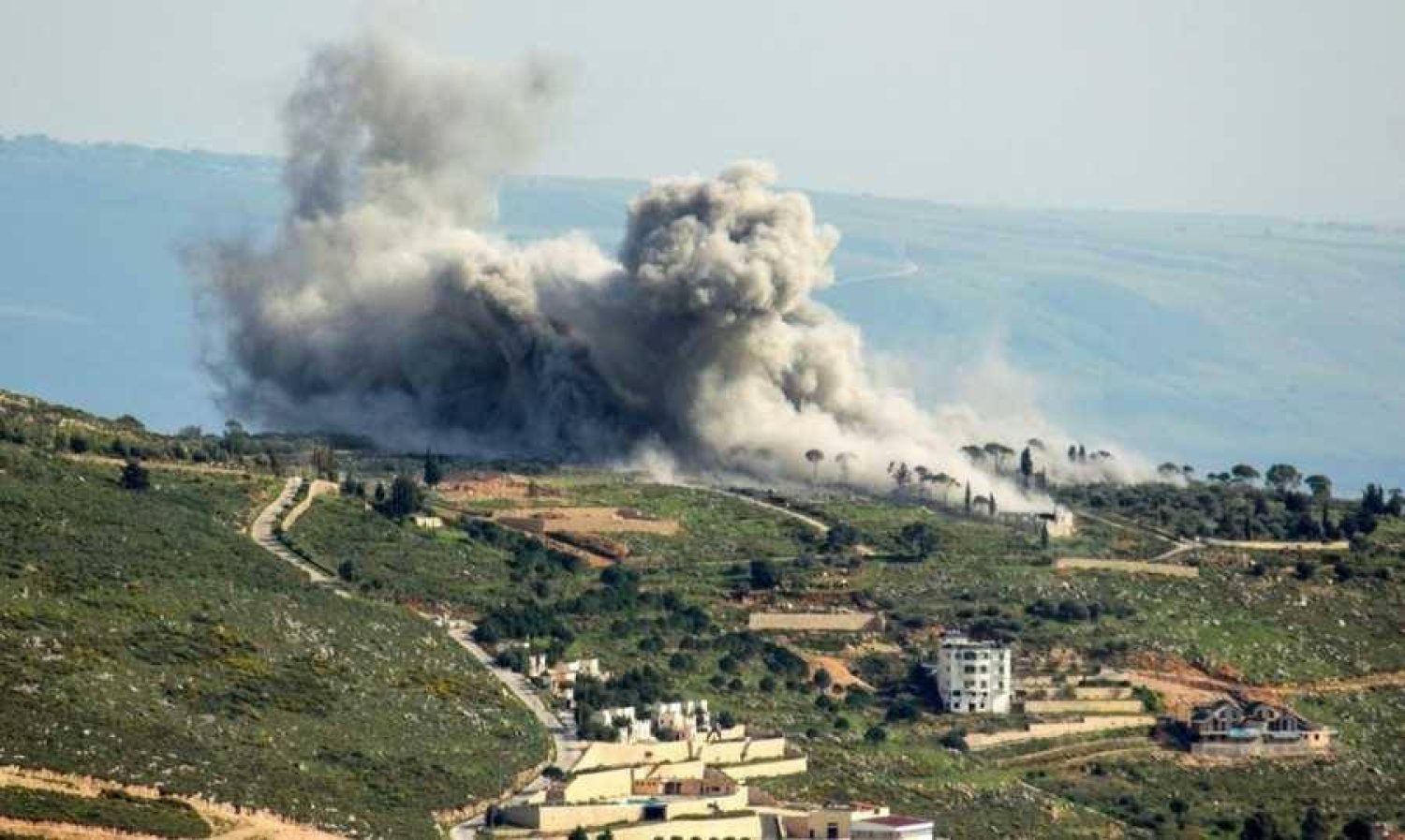Güney Lübnan'daki İsrail bombardımanından (arşiv – el-Merkeziyye)