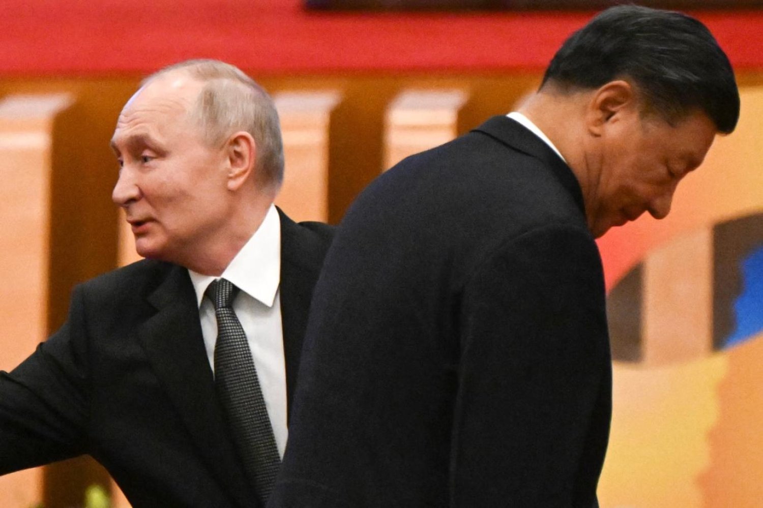 Rusya Devlet Başkanı Vladimir Putin ve Çin'in lideri Şi Cinping (AFP)