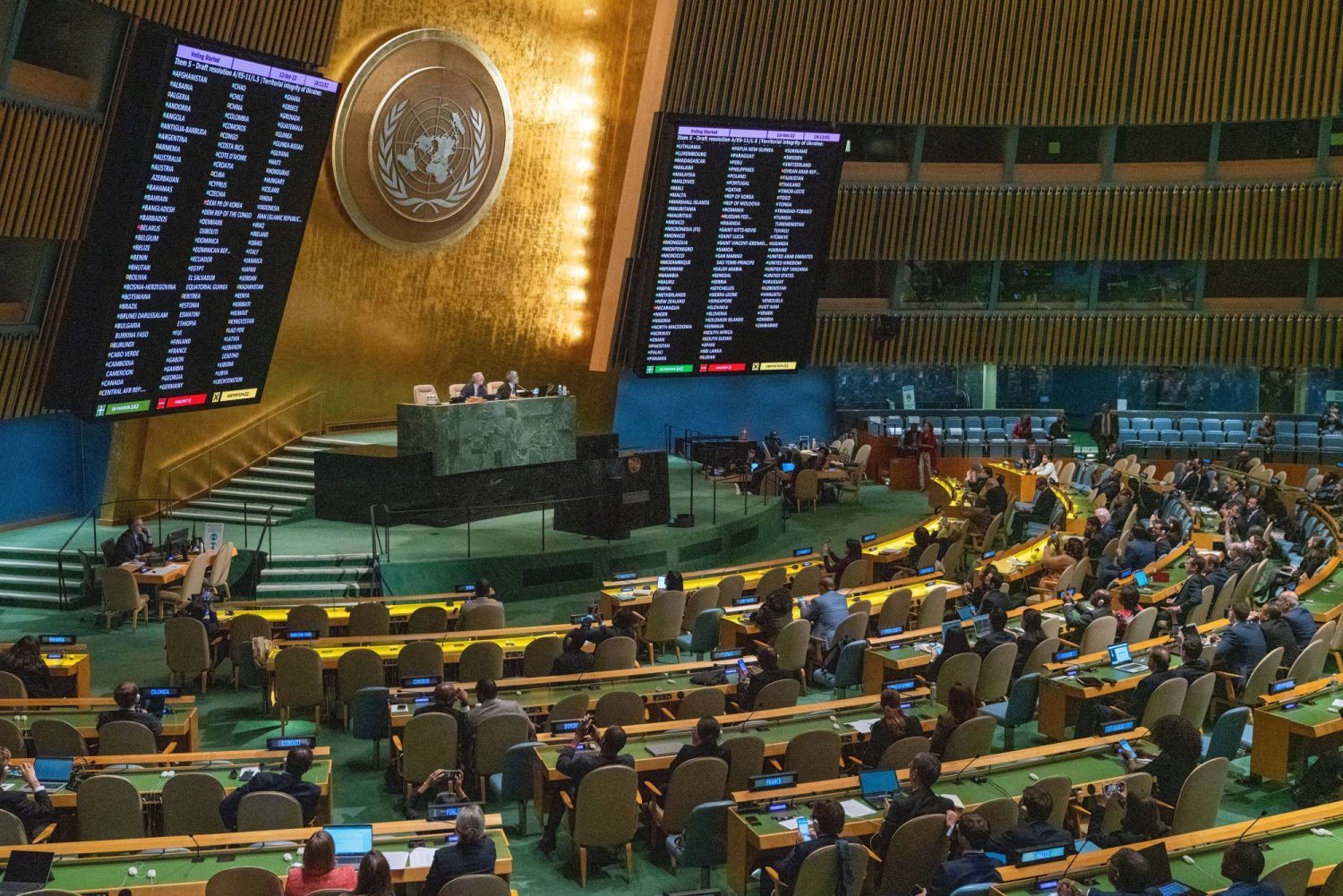 BM Genel Kurulu genel oturumundan bir kare (Arşiv - Reuters)