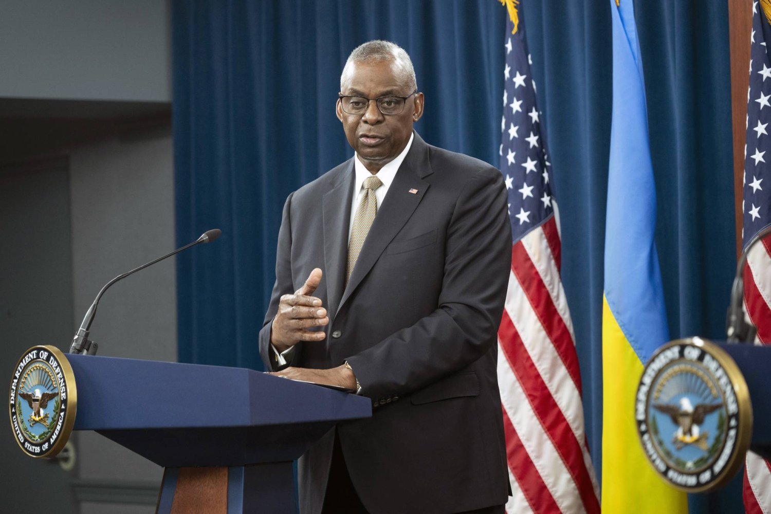 ABD Savunma Bakanı Lloyd Austin geçen hafta Pentagon'da düzenlediği basın toplantısında (AP)