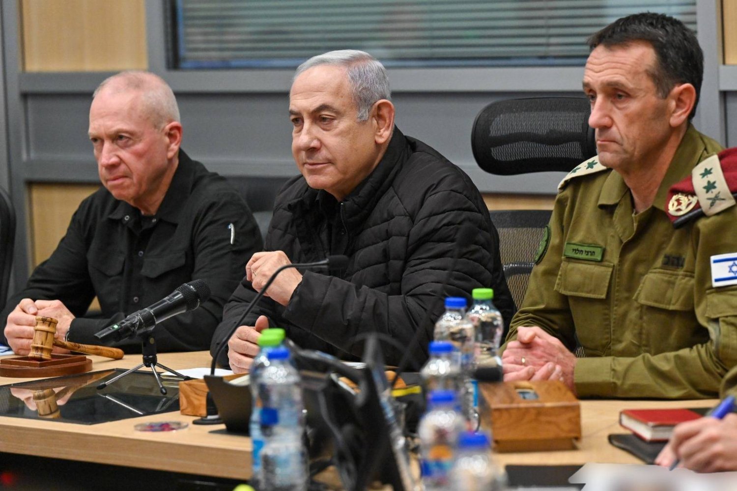  İsrail Savunma Bakanı Yoav Gallant, Başbakan Binyamin Netanyahu ve Genelkurmay Başkanı Herzi Halevi (DPA)