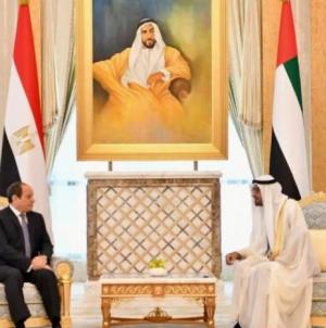 Sisi, Bahreyn Kralı, BAE Başkan Yardımcısı ve Abu Dabi Veliaht Prensi ile görüştü